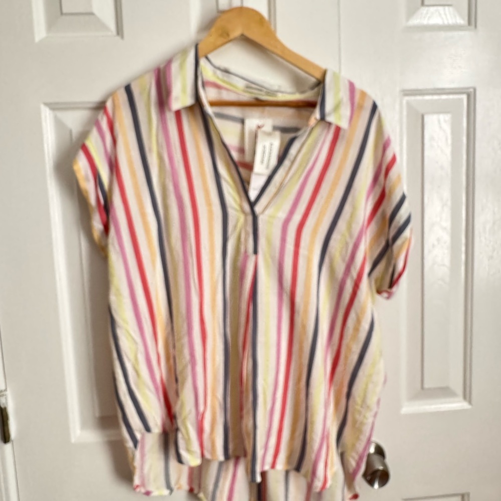 Striped Multicolor Women's Blouse